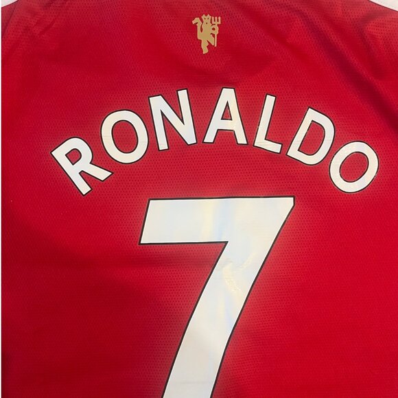 Adidas Manchester United 21/22 Home Authentic Jersey XL - Ronaldo #7 - Picture 4 of 5